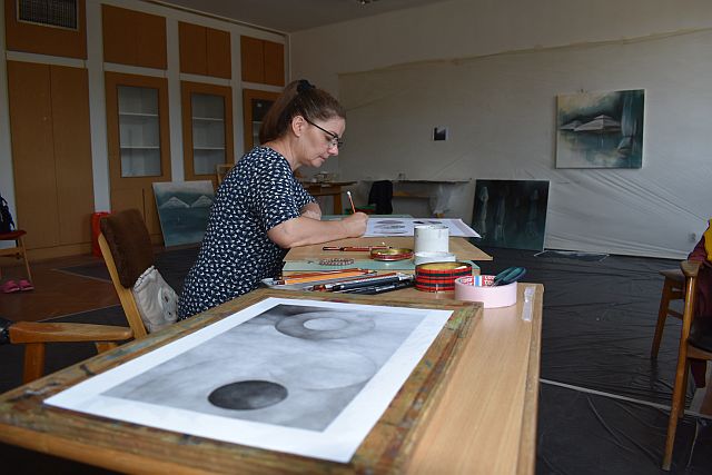 Életkép a táborból.