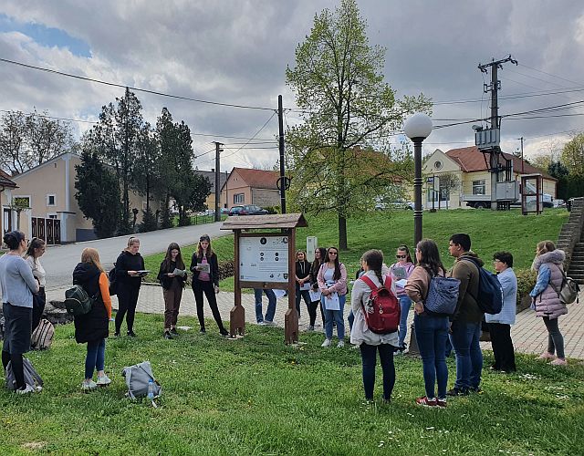 Hallgatóink német nemzetiségi tanösvényeket látogattak.