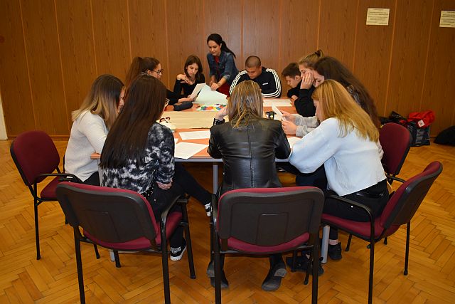 Hallgatóink a workshopon.