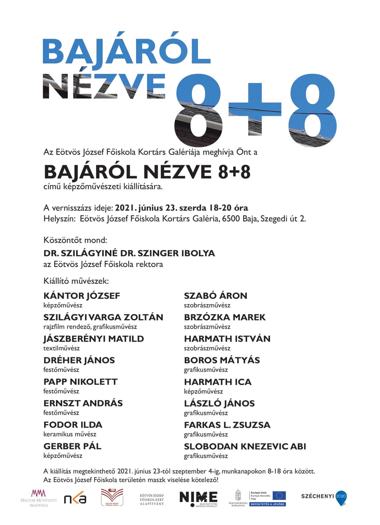 A kiállítás plakátja.