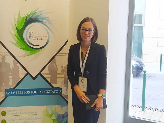 Nagy-Czirok Anita, a Pályázati Iroda vezetője.