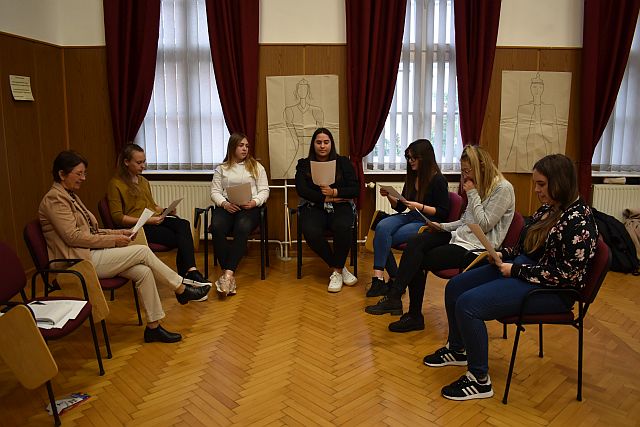 Hallgatóink a workshopon.