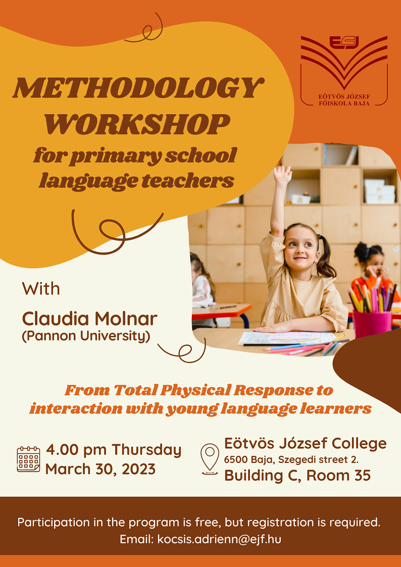 Módszertani workshop általános iskolai nyelvtanároknak