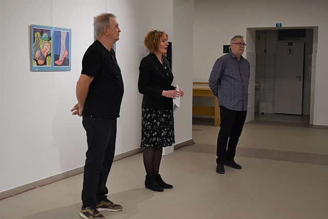 Kelemen István, N. Kovács Zita és Marczin István az eseményen.