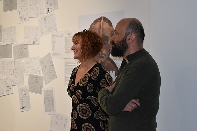 Harmath István kiállítása az EJF Kortárs Galériájában.