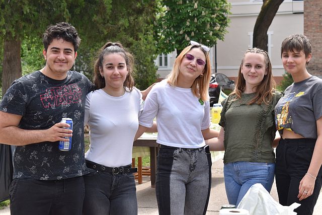 Hallgatóink a rendezvényen.