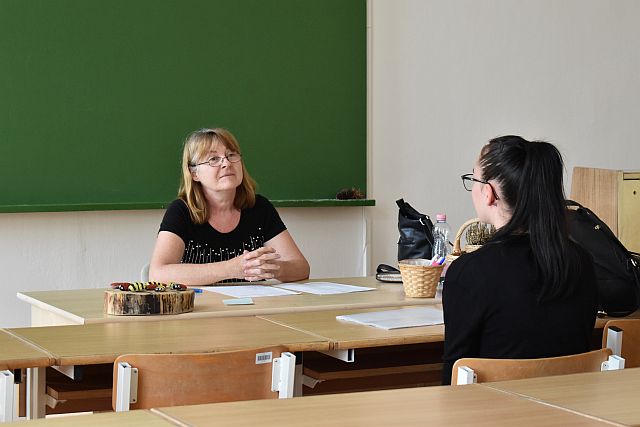 Ének-zenei alkalmassági vizsga.