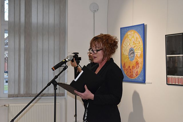 A kiállítást N. Kovács Zita művészettörténész nyitotta meg.