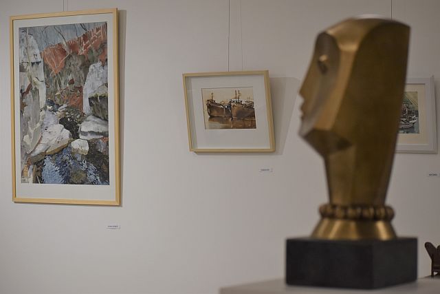 Szabó Áron alkotásai a Kortárs Galériában.