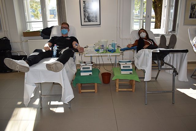 Véradás az EJF-en.