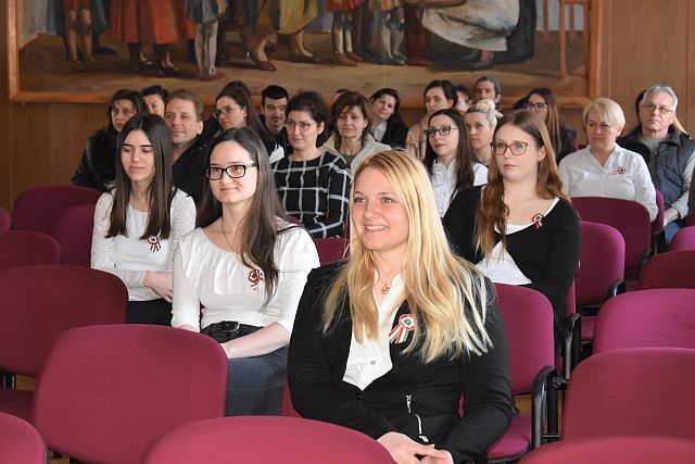 Március 15-i ünnepség a főiskolán.