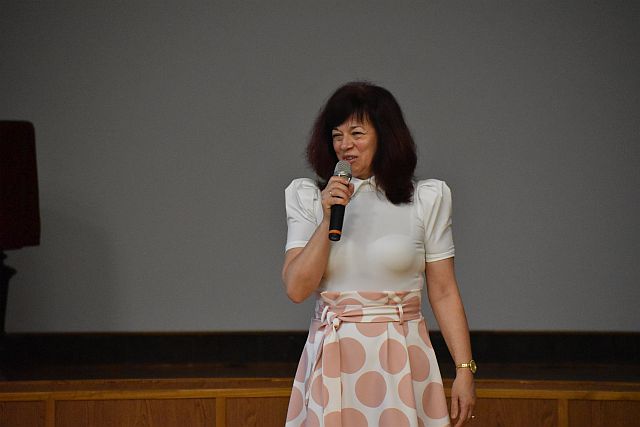 Dr. Szilágyiné dr. Szinger Ibolya rektor köszöntőbeszéde.