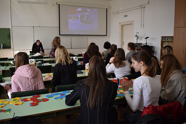 Hallgatóink a gyakorlati foglalkozáson.