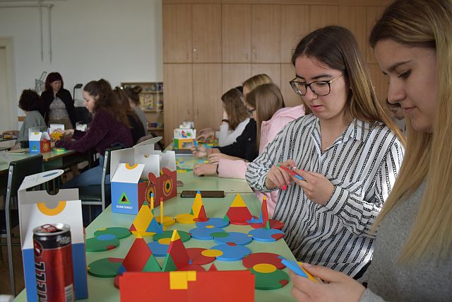 Hallgatóink a gyakorlati foglalkozáson.