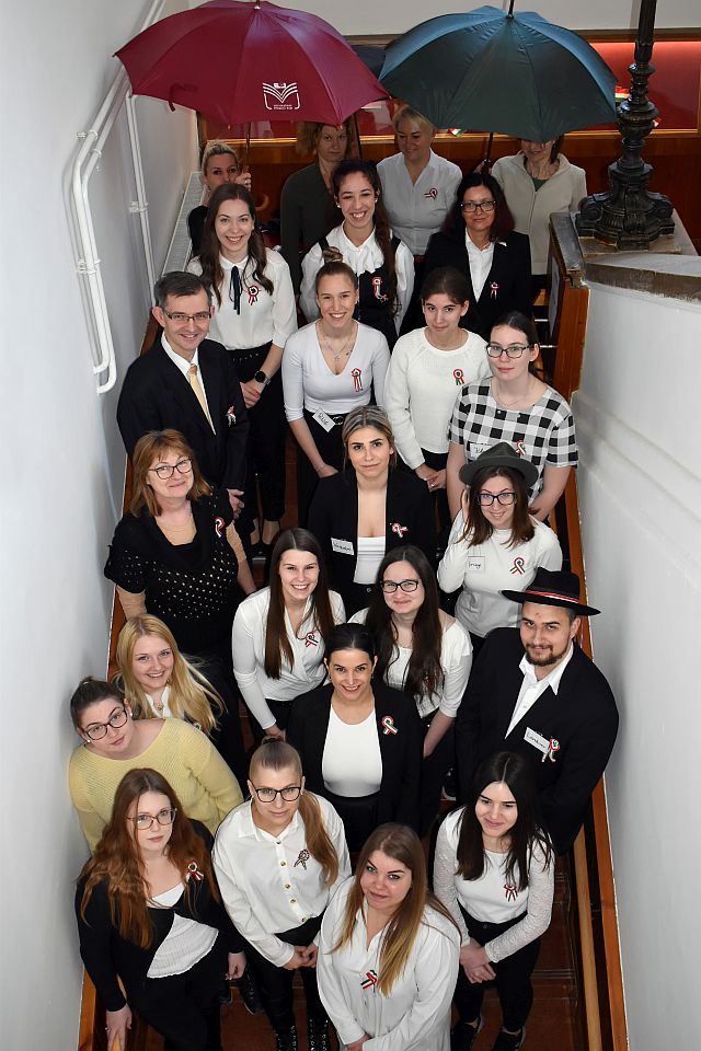 Március 15-i ünnepség a főiskolán.