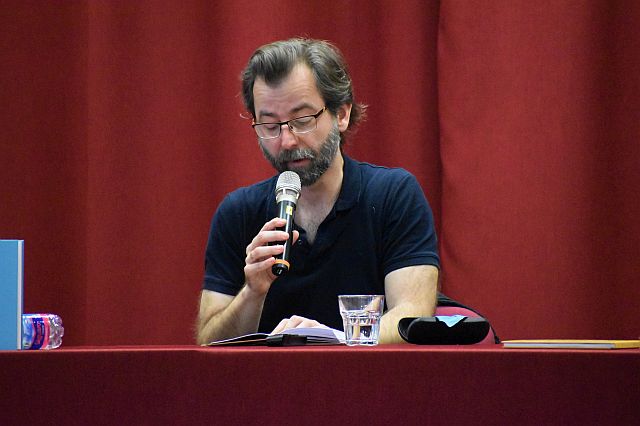 Író-olvasó találkozó Grecsó Krisztiánnal.