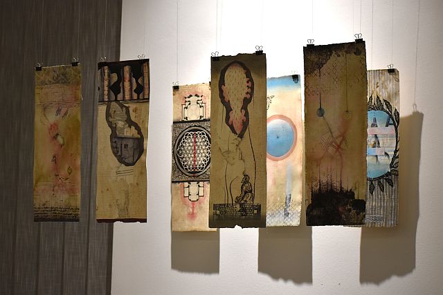 László János kiállításának megnyitója a Kortárs Galériában.