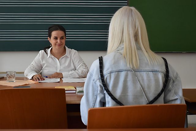 Alkalmassági vizsga és motivációs beszélgetés az EJF-en.
