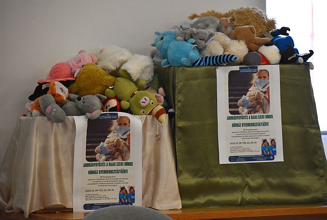 Adománygyűjtés a Bajai Szent Rókus Kórház Gyermekoszályának javára