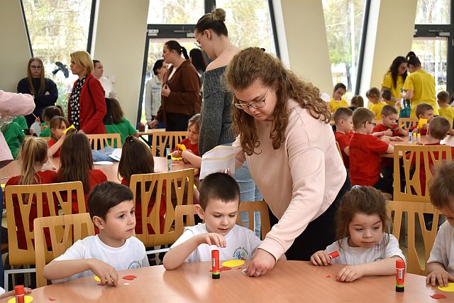 Mosolygós délelőtt az óvodásokkal.