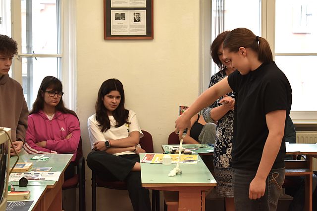 A Szent László ÁMK diákjai workshopon vettek részt az EJF-en.