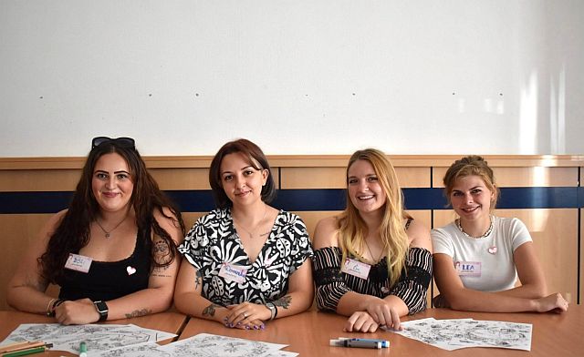 A szoptatás világnapja alkalmából szervezett városi eseményen segédkeztek hallgatóink.