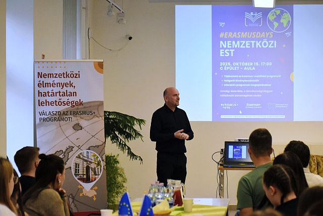 Nemzetközi est az Erasmus+ program jegyében