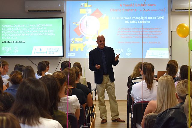 UPI-projekt zárókonferenciája az EJF-en.