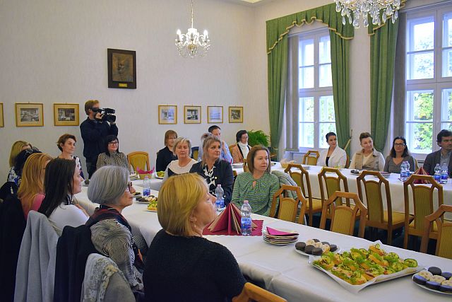 TEA-díj átadási ünnepség a főiskolán.