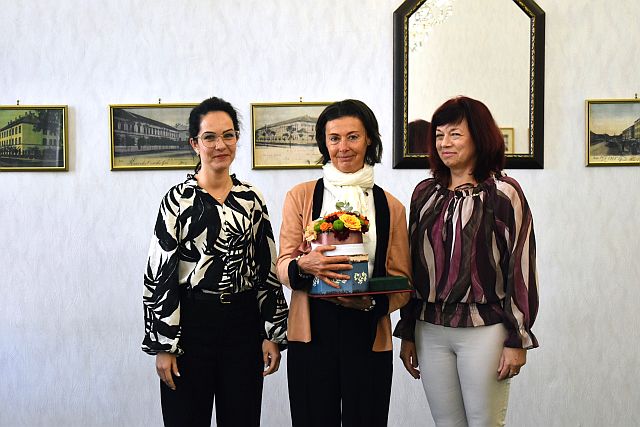 TEA-díj átadási ünnepség a főiskolán.