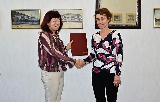 TEA-díj átadási ünnepség a főiskolán.