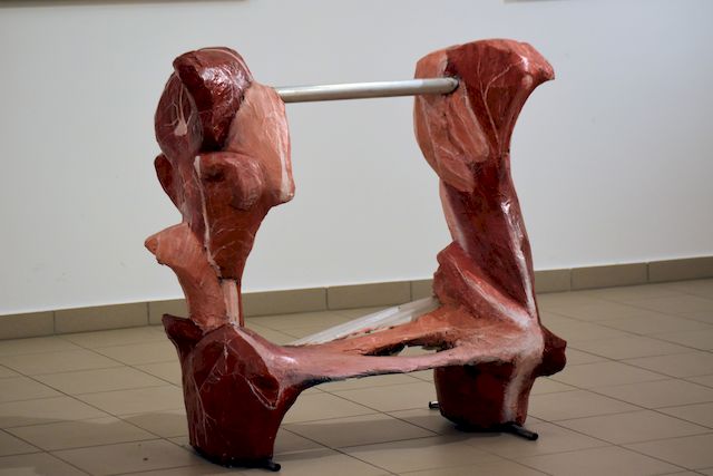 Filp Csaba kiállításának megnyitója.