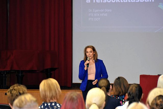 Dr. Egervári Dóra előadása az EJF-en.