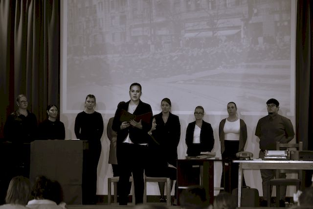 Emlékünnepség 1956. október 23. alkalmából.