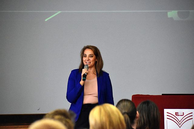 Dr. Egervári Dóra előadása az EJF-en.