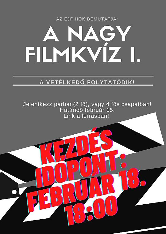A Nagy Filmkvíz I. plakát