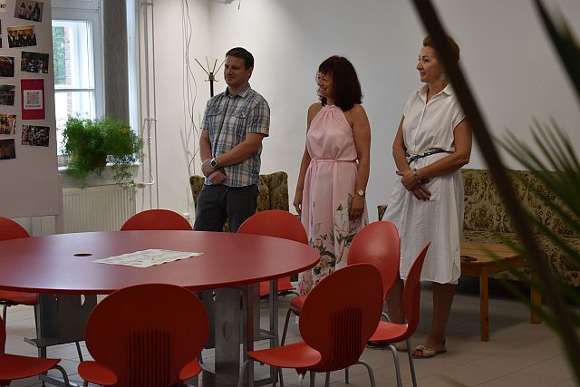 A leendő elsőévesek köszöntése.