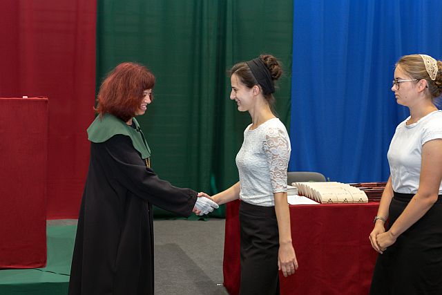 Tanévnyitó és díszdiploma-átadó ünnepség az EJF-en.