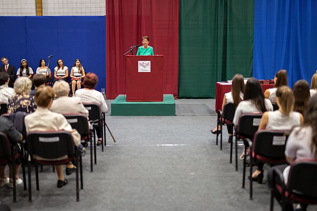 Tanévnyitó és díszdiploma-átadó ünnepség az EJF-en.