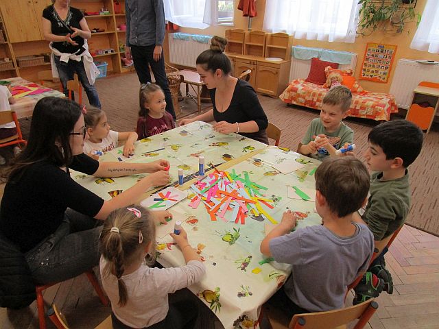 Gyakorlat a Kiscsávolyi óvodában