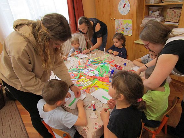 Gyakorlat a Kiscsávolyi óvodában