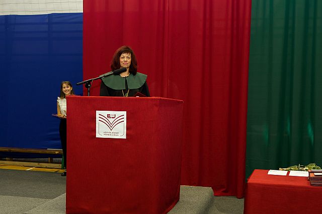 Dr. Szilágyiné dr. Szinger Ibolya rektor nyitotta meg a 2022/2023-as tanévet.