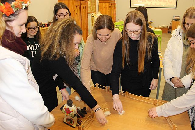 Múzeumpedagógiai foglalkozás.