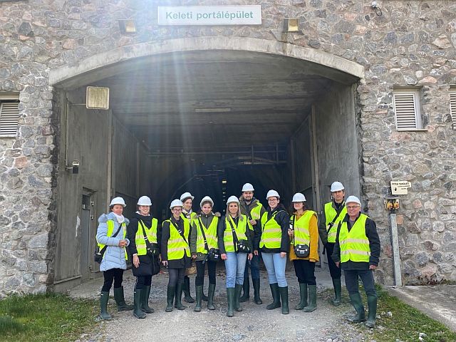Szakmai kirándulás Bátaapátiban.