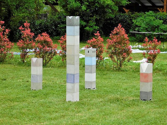 Szabó Áron alkotásai a Káli ArtParkban.