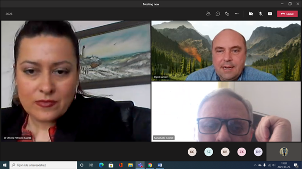 A Kelet-Szarajevói Egyetem Pedagógusképző Karának előadói.