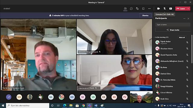 Prof. dr Marko Djordjevic előadása.