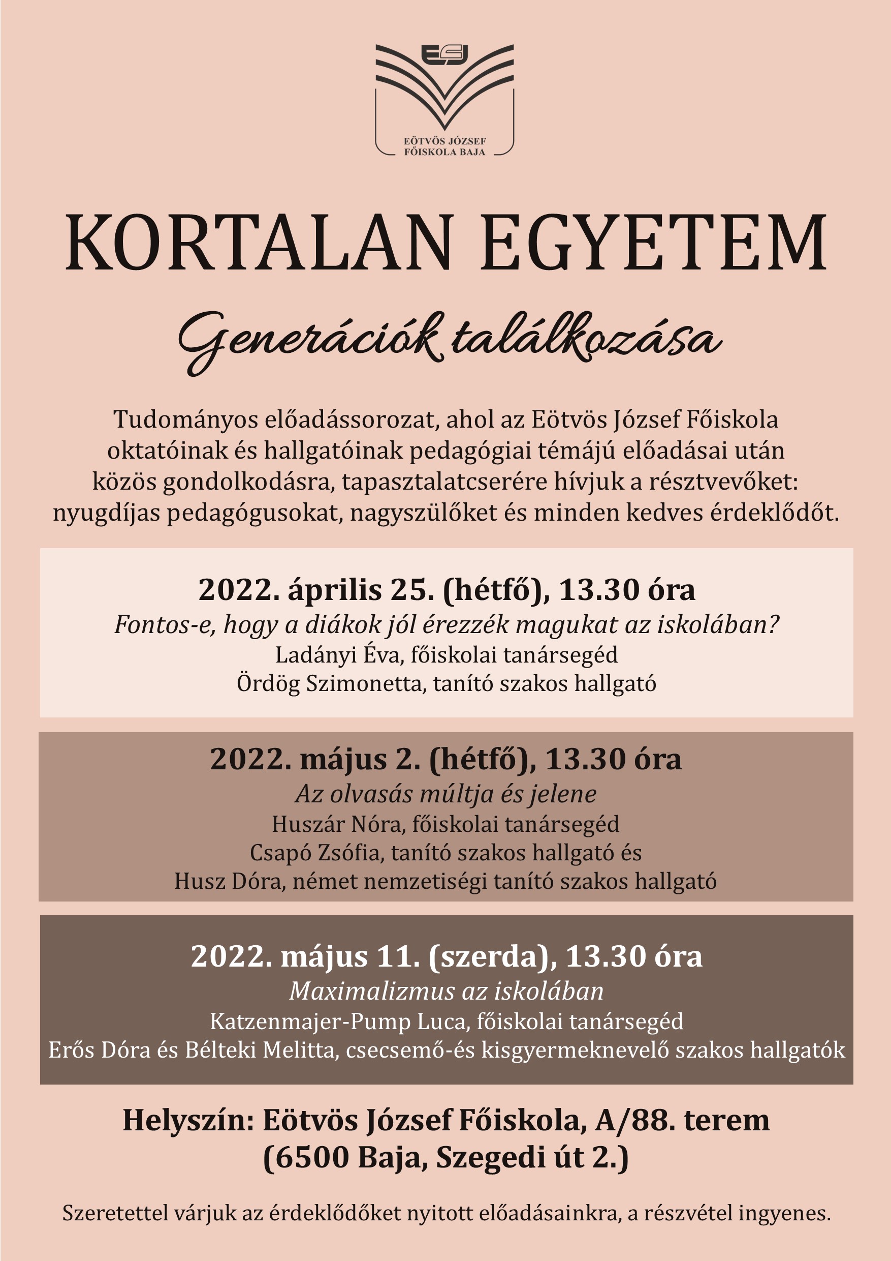 Az esemény plakátja.