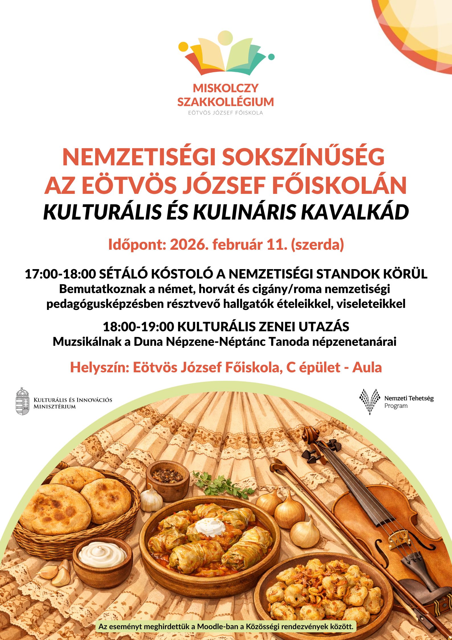 A rendezvény plakátja.