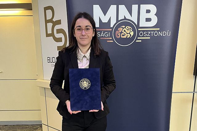 Martina Alexandra MNB ösztöndíjas közgazdászhallgató